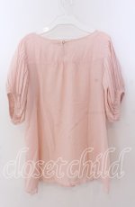 画像3: 【SALE】axes femme / パール付きコード刺繍ブラウス  ピンク O-25-11-11-2064-AX-TO-IG-ZT518 (3)