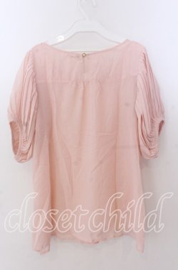 画像3: axes femme / パール付きコード刺繍ブラウス  ピンク O-25-11-11-2064-AX-TO-IG-OS