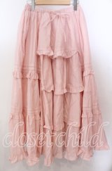 Chalmiere / クラシックコットンスカート  ピンク O-25-11-11-2066-LO-SK-IG-OS