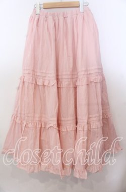 画像2: Chalmiere / クラシックコットンスカート  ピンク O-25-11-11-2066-LO-SK-IG-OS