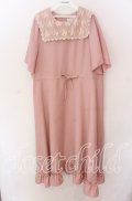 m petit by misako / レースセーラーワンピース 3L ピンク O-25-11-11-2008-LO-OP-IG-OS