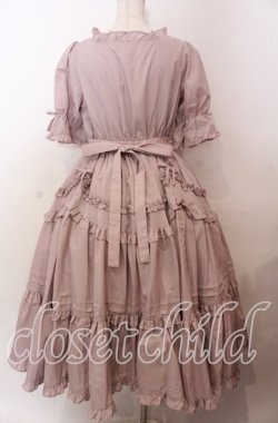 画像3: Chalmiere / フリルロングワンピース  ピンク O-25-11-11-2067-LO-OP-IG-OS