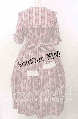 画像3: axes femme kawaii / RosyBear柄ワンピース  アカ O-25-11-11-2068-AX-OP-IG-OS