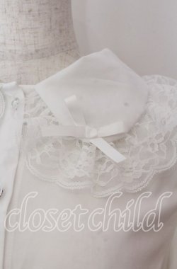 画像2: Lovely Tency / 眞白ありすコラボ ブラウス LL シロ O-25-11-11-2074-LO-BL-IG-OS