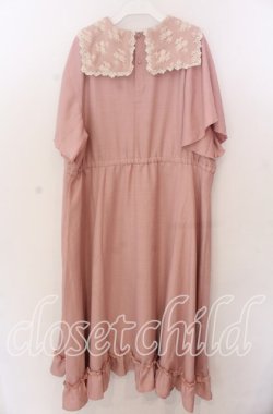 画像3: m petit by misako / レースセーラーワンピース 3L ピンク O-25-11-11-2008-LO-OP-IG-OS