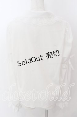 画像3: Lovely Tency / 眞白ありすコラボ ブラウス LL シロ O-25-11-11-2074-LO-BL-IG-OS