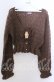 画像1: axes femme kawaii / クマブローチニットボレロ  ブラウン O-25-11-11-2080-AX-TO-IG-OS (1)