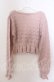 画像3: axes femme kawaii / クマブローチニットボレロ  ピンク O-25-11-11-2081-AX-TO-IG-OS (3)