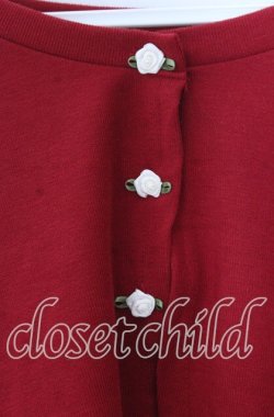 画像2: axes femme / ストロベリー刺繍ボレロ Ｆ アカ O-25-11-11-2082-AX-TO-IG-OS