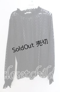 m petit by misako / レースインナートップス 3Ｌ クロ O-25-11-11-2084-LO-TO-IG-OS