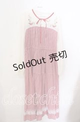 axes femme POETIQUE / ストロベリーガーデンワンピース Ｌ アカ O-25-11-11-2085-AX-OP-IG-OS