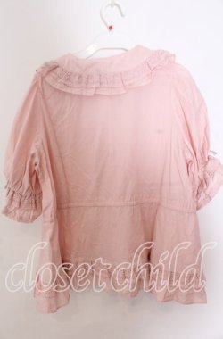 画像2: Chalmiere / クラシックコットンブラウス  ピンク O-25-11-11-2087-LO-BL-IG-OS