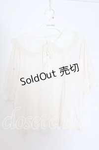 m petit by misako / 丸襟プルオーバー Ｌ オフ O-25-11-11-2088-LO-TO-IG-OS