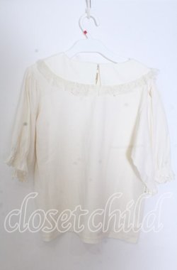 画像3: m petit by misako / 丸襟プルオーバー Ｌ オフ O-25-11-11-2088-LO-TO-IG-OS