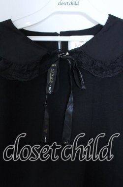 画像2: m petit by misako / 丸襟プルオーバー Ｌ クロ O-25-11-11-2090-LO-TO-IG-OS