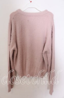 画像3: m petit by misako / リボンカーディガン 3Ｌ ピンク O-25-11-11-2092-LO-TO-IG-OS