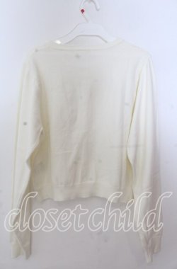 画像3: m petit by misako / AM*ハート透かしニットカーディガン 3Ｌ シロ O-25-11-11-2093-LO-TO-IG-OS