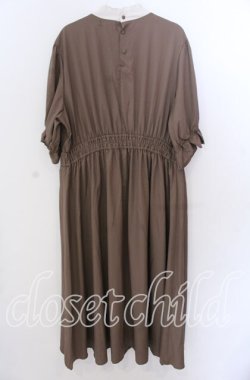 画像3: m petit by misako / ナシジムジキリカエワンピース 3L ブラウン O-25-11-11-2010-LO-OP-IG-OS