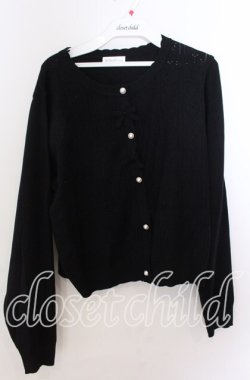 画像1: m petit by misako / AM*ハート透かしニットカーディガン 3Ｌ ブラウン O-25-11-11-2097-LO-TO-IG-OS