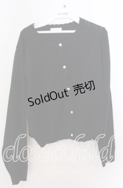 画像1: m petit by misako / AM*ハート透かしニットカーディガン 3Ｌ ブラウン O-25-11-11-2097-LO-TO-IG-ZT237