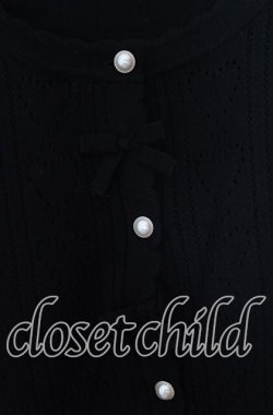 画像2: m petit by misako / AM*ハート透かしニットカーディガン 3Ｌ ブラウン O-25-11-11-2097-LO-TO-IG-OS