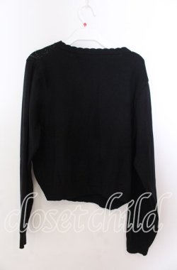 画像3: m petit by misako / AM*ハート透かしニットカーディガン 3Ｌ ブラウン O-25-11-11-2097-LO-TO-IG-OS