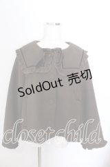 m petit by misako / セーラー襟ショートコート 4Ｌ ブラウン O-25-11-11-2099-LO-CO-IG-OS