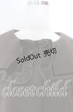 画像2: m petit by misako / セーラー襟ショートコート 4Ｌ ブラウン O-25-11-11-2099-LO-CO-IG-OS