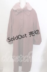 m petit by misako / AM*リボンコート 3Ｌ 濃ピンク O-25-11-11-2100-LO-CO-IG-OS
