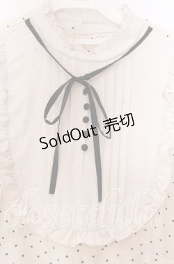 画像2: m petit by misako / 梨地水玉切り替えワンピース 3L アイボリー O-25-11-11-2011-LO-OP-IG-OS