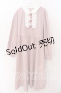 virally  / クラシックリボンワンピース 3L ピンク O-25-11-11-2013-LO-OP-IG-OS