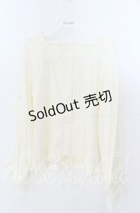 FLC / ホルターネックブラウス LL アイボリー O-25-11-11-2002-LO-BL-IG-ZT278