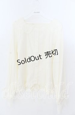 画像1: FLC / ホルターネックブラウス LL アイボリー O-25-11-11-2002-LO-BL-IG-ZT278