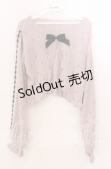 axes femme POETIQUE / フリルラメニットカーディガン  ピンク O-25-11-11-2015-AX-TO-IG-OS