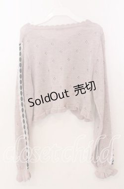 画像4: axes femme POETIQUE / フリルラメニットカーディガン  ピンク O-25-11-11-2015-AX-TO-IG-OS