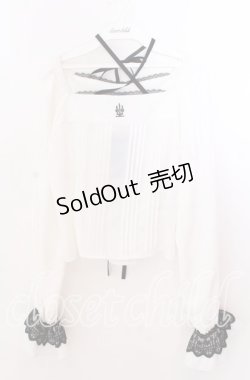 画像1: Moi-meme-Moitie / 燭台刺繍プルオーバー 9号 ホワイト O-25-11-11-2017-MO-TO-OW-OS