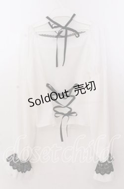 画像4: Moi-meme-Moitie / 燭台刺繍プルオーバー 9号 ホワイト O-25-11-11-2017-MO-TO-OW-OS