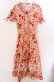 画像1: PINK HOUSE / ハートローズ柄半袖ワンピース  ピンク O-25-11-11-2018-LO-OP-IG-OS (1)