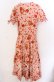 画像5: PINK HOUSE / ハートローズ柄半袖ワンピース  ピンク O-25-11-11-2018-LO-OP-IG-OS (5)