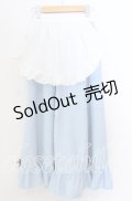 Cherirulu Chocola / MYフリルスカート+エプロン LL サックス O-25-11-11-2020-LO-SK-IG-OS