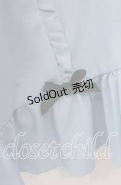 画像2: Cherirulu Chocola / MYフリルスカート+エプロン LL サックス O-25-11-11-2020-LO-SK-IG-OS