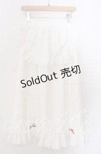 Cherirulu Chocola / MYフリルスカート+エプロン 3Ｌ シロ O-25-11-11-2021-LO-SK-IG-OS
