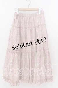 m petit by misako / AM*ジュイパニエスカート LL ピンク O-25-11-11-2022-LO-SK-IG-OS