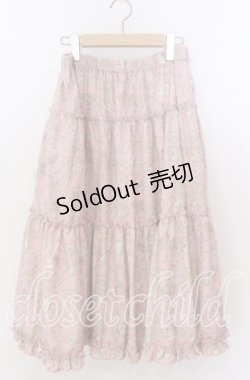 画像1: m petit by misako / AM*ジュイパニエスカート LL ピンク O-25-11-11-2022-LO-SK-IG-OS