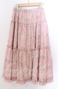 画像3: m petit by misako / AM*ジュイパニエスカート LL ピンク O-25-11-11-2022-LO-SK-IG-OS