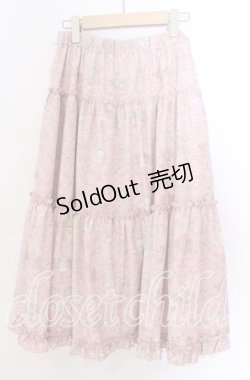 画像3: m petit by misako / AM*ジュイパニエスカート LL ピンク O-25-11-11-2022-LO-SK-IG-OS