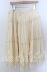 m petit by misako / サテンキリカエペチスカート 4Ｌ アイボリー O-25-11-11-2024-LO-SK-IG-ZT280