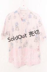 Karl Helmut / うさぎボンネットシャツ  ピンク O-25-11-11-2026-EL-BL-IG-OS