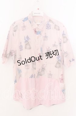 画像1: Karl Helmut / うさぎボンネットシャツ  ピンク O-25-11-11-2026-EL-BL-IG-OS