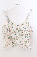 Fi.n.t / いちご柄ビスチェ  オフ O-25-11-11-2028-CA-TO-IG-ZT513